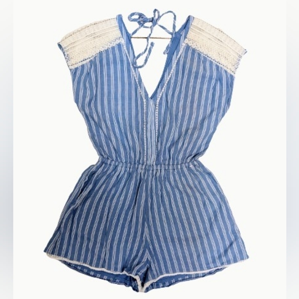 Abercrombie & Fitch chambray romper